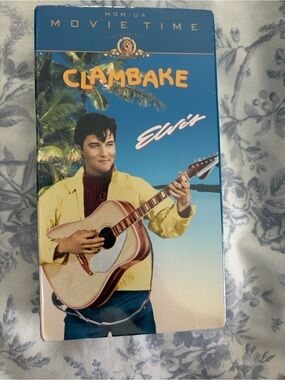 Clambake Elvis VHS - Yellow Jacket, Blue Background